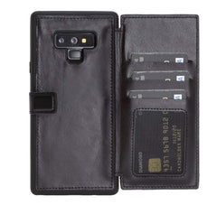 Verona - Funda tipo cartera delgada de piel con bloqueo RFID para Samsung Galaxy Note 9