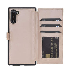 Verona - Funda tipo cartera delgada de piel con bloqueo RFID para Samsung Galaxy Note 10