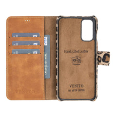 Funda tipo billetera de cuero con bloqueo RFID Florence para Samsung Galaxy S20