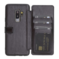 Verona RFID Blocking Leather Slim Wallet Case for Samsung Galaxy S9 Plus