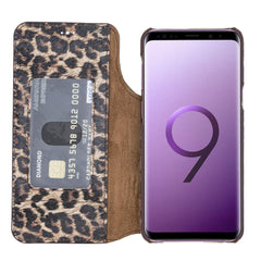Estuche tipo billetera de cuero con bloqueo RFID Venice para Samsung Galaxy S9