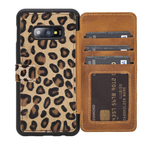 Verona RFID Blocking Leather Slim Wallet Case for Samsung Galaxy S10e