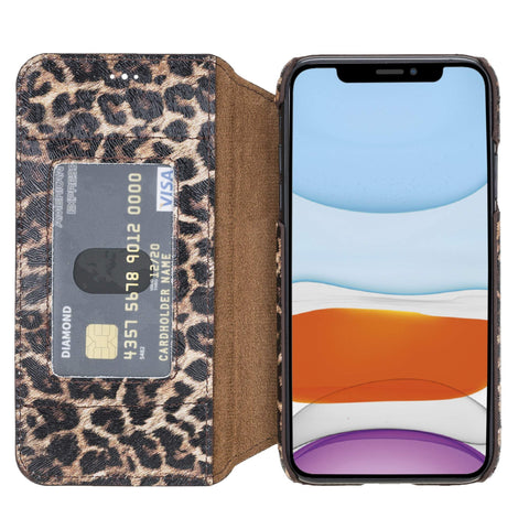 Estuche tipo billetera de cuero con bloqueo RFID Venice para iPhone 11 Pro