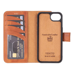 Ravenna RFID Blocking Detachable Leather Wallet Case for iPhone 17e