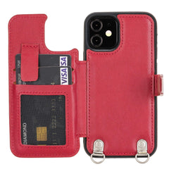 Fermo Leather Crossbody Wallet Phone Case for iPhone 12 Mini