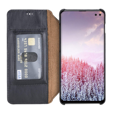 Venice RFID Blocking Leather Wallet Stand Case for Samsung Galaxy S10 Plus