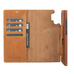 Funda tipo billetera de cuero con bloqueo RFID Florence para Samsung Galaxy Note 10 Plus