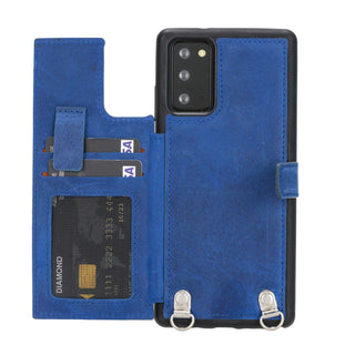 Fermo Funda de cuero para teléfono con billetera cruzada para Galaxy Note 20