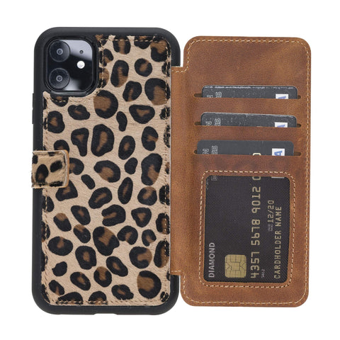 Verona RFID Blocking Leather Slim Wallet Case for iPhone 11 Pro