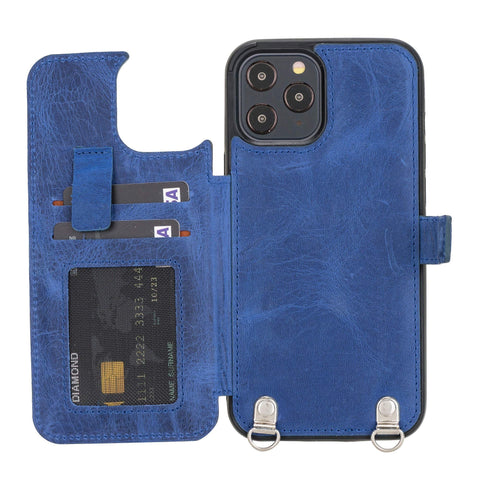 Fermo Leather Crossbody Wallet Phone Case for iPhone 12 Pro Max