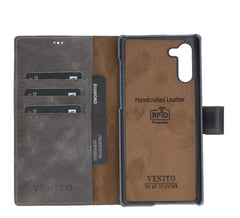 Funda tipo billetera de cuero con bloqueo RFID Florence para Samsung Galaxy Note 10