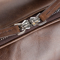 Sicily Unisex 14" Leather Laptop Backpack