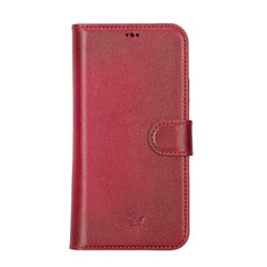 Funda tipo billetera de cuero con bloqueo RFID Florence para iPhone 14 Plus