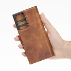 Florence - Funda tipo cartera de piel con bloqueo RFID para Samsung Galaxy Note 20 Ultra