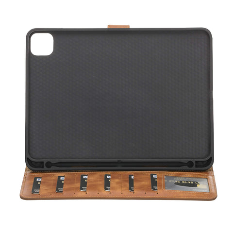 Funda tipo billetera de cuero Parma para iPad Pro 11 2021 (3.a generación)/ 2020 (2.a generación)/ 2022 (4.a generación) 