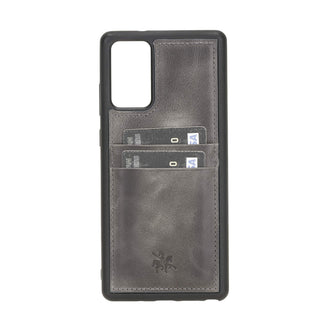Funda tipo billetera de cuero Capri Snap On para Samsung Galaxy Note 20