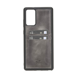 Funda tipo billetera de cuero Capri Snap On para Samsung Galaxy Note 20
