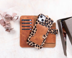 Florence RFID Blocking Leather Wallet Case for iPhone 14