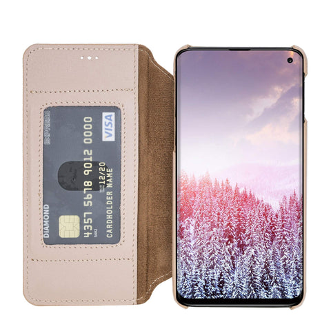 Venice RFID Blocking Leather Wallet Stand Case for Samsung Galaxy S10e