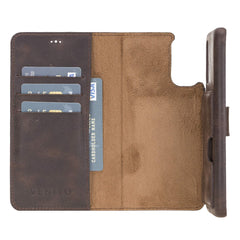Funda tipo billetera de cuero con bloqueo RFID Florence para Samsung Galaxy S20