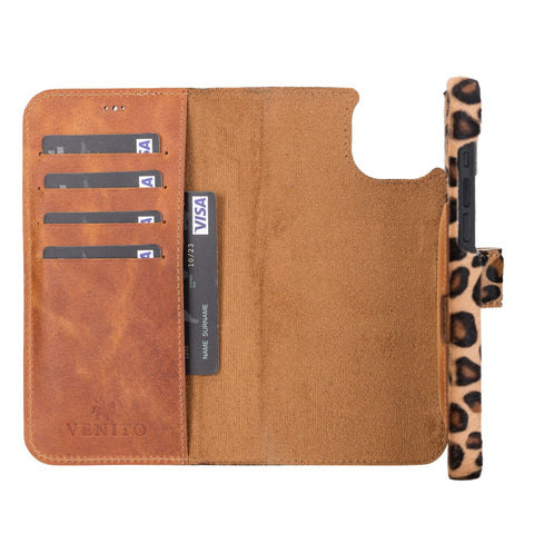 Florence RFID Blocking Leather Wallet Case for iPhone 14 Plus