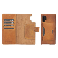 Funda tipo billetera de cuero con bloqueo RFID Florence para Samsung Galaxy Note 10 Plus