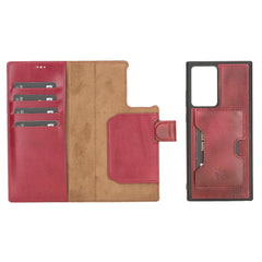 Florence - Funda tipo cartera de piel con bloqueo RFID para Samsung Galaxy Note 20 Ultra