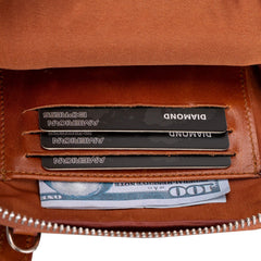 Ferrara Unisex Crossbody Leather Phone Purse