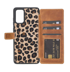 Verona Funda tipo billetera delgada de cuero con bloqueo RFID para Samsung Galaxy S20 Plus
