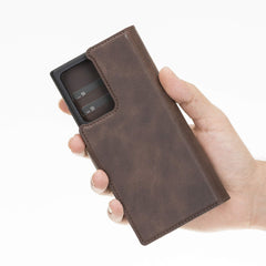 Florence - Funda tipo cartera de piel con bloqueo RFID para Samsung Galaxy Note 20 Ultra