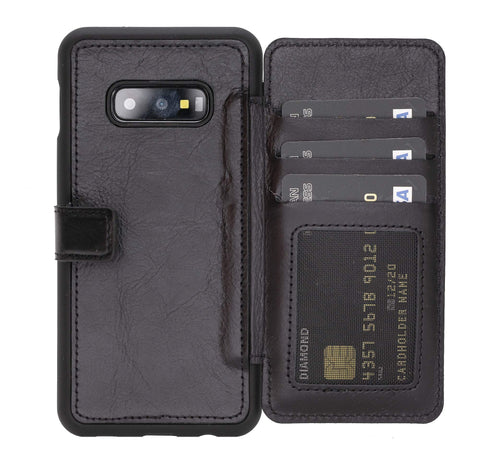 Verona RFID Blocking Leather Slim Wallet Case for Samsung Galaxy S10e