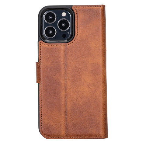 Ravenna RFID Blocking Detachable Leather Wallet Case for iPhone 13 Pro Max