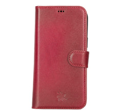 Funda tipo billetera de cuero desmontable con bloqueo RFID Ravenna para iPhone 14 Plus