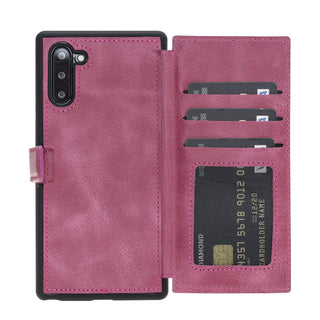 Verona RFID Blocking Leather Slim Wallet Case for Samsung Galaxy Note 10