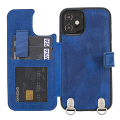 Fermo Leather Crossbody Wallet Phone Case for iPhone 12 Mini