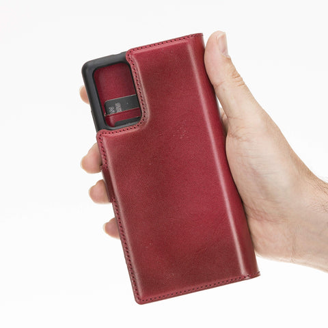 Florence RFID Blocking Leather Wallet Case for Samsung Galaxy Note 20