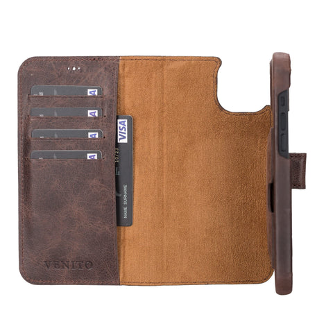 Florence RFID Blocking Leather Wallet Case for iPhone 14 Plus