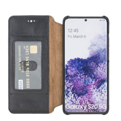 Venice RFID Blocking Leather Wallet Stand Case for Samsung Galaxy S20