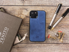 Funda de cuero Lucca Snap On para iPhone 13