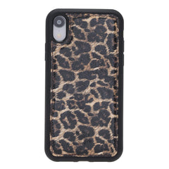 Funda de cuero Lucca Snap On para iPhone XR