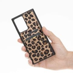 Funda tipo billetera de cuero Capri Snap On para Samsung Galaxy Note 20