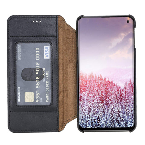 Venice RFID Blocking Leather Wallet Stand Case for Samsung Galaxy S10e