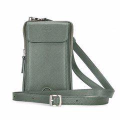 Ferrara Bolso bandolera unisex de piel para teléfono 