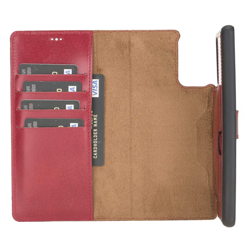 Florence RFID Blocking Leather Wallet Case for Samsung Galaxy Note 20