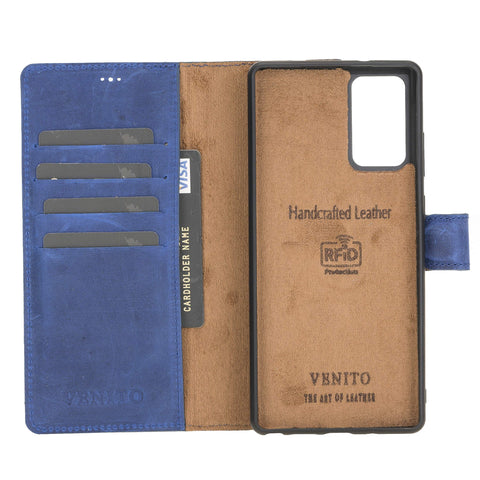 Florence RFID Blocking Leather Wallet Case for Samsung Galaxy Note 20