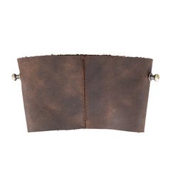 Salerno Leather Coffee Cup Carrying Case