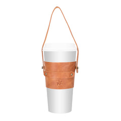 Salerno Leather Coffee Cup Carrying Case