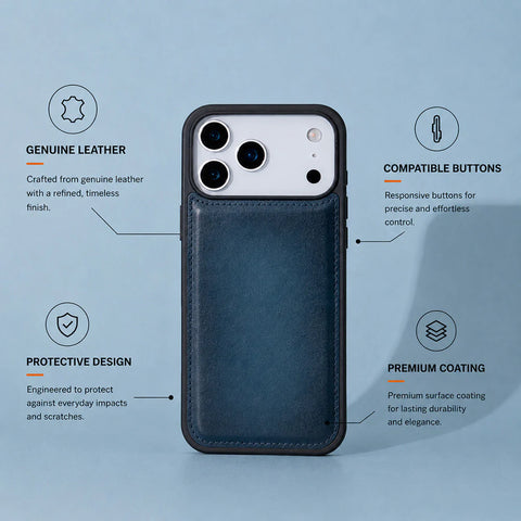 Flex Cover iPhone 17 Pro Max Leather Case