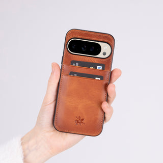 Funda de cuero Lucca Snap On para Google Pixel 8 Pro