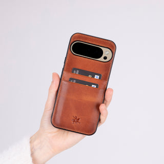Funda de cuero Lucca Snap On para Google Pixel 8 Pro